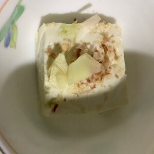 生姜鰹節の冷奴✧˖°（レモン白だし）